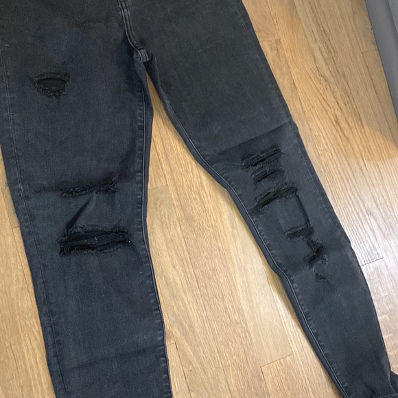 Flying Monkey distressed, black denim - Picture 3 of 3
